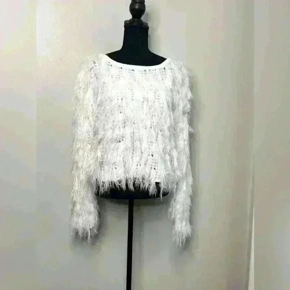 Perfect condition Off White frayed sweater - Picture 1 of 5